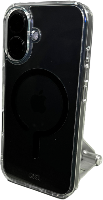 LZEL iPhone 16 Mag Clear Fusion With New MagSafe | Black LZEL iPhone 16 Mag Clear Fusion With New MagSafe | Black